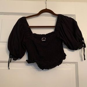 Urban Outfitters black crop top